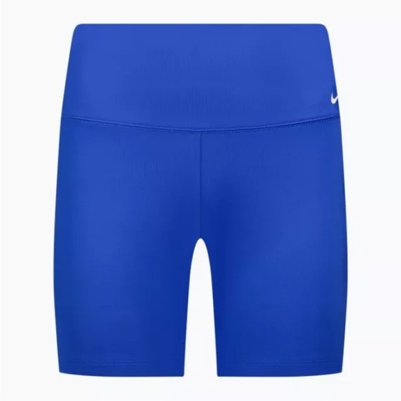 NWT NIKE Performance Women's 6" SWIM SHORTS sz S blue - Picture 2 of 4